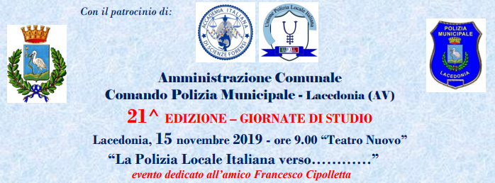 Lacedonia - 15/11/2019 - Giornata di studio 21° edizione
