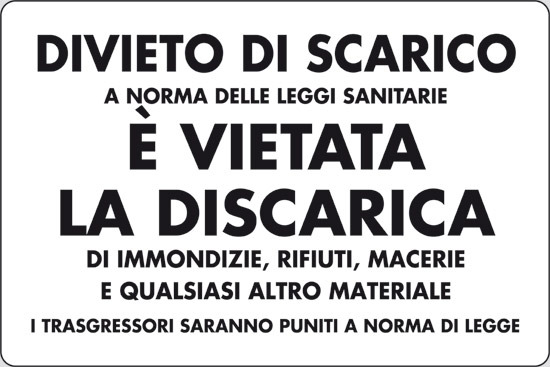 Caratteristiche della discarica abusiva