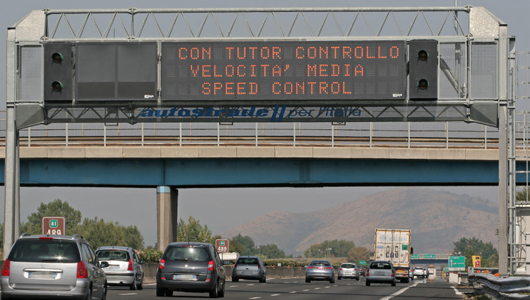 Tutor riattivati in autostrada, ecco tutte le tratte sorvegliate